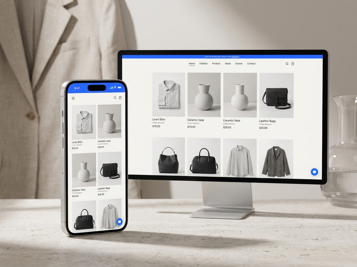 Monoline e-commerce